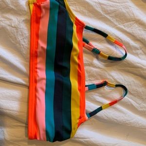rainbow bathing suit top